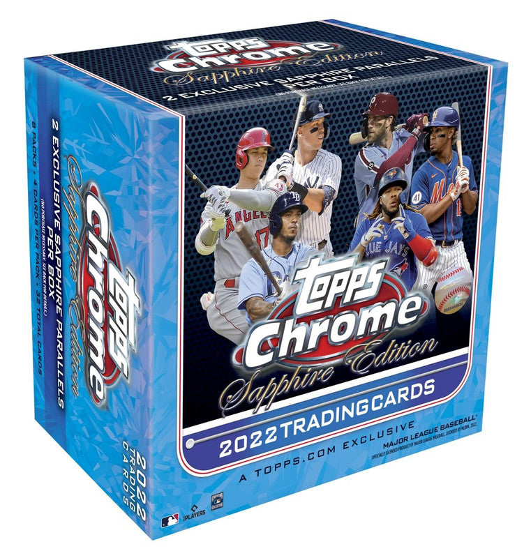 2022 Topps Chrome Sapphire Baseball Hobby Box