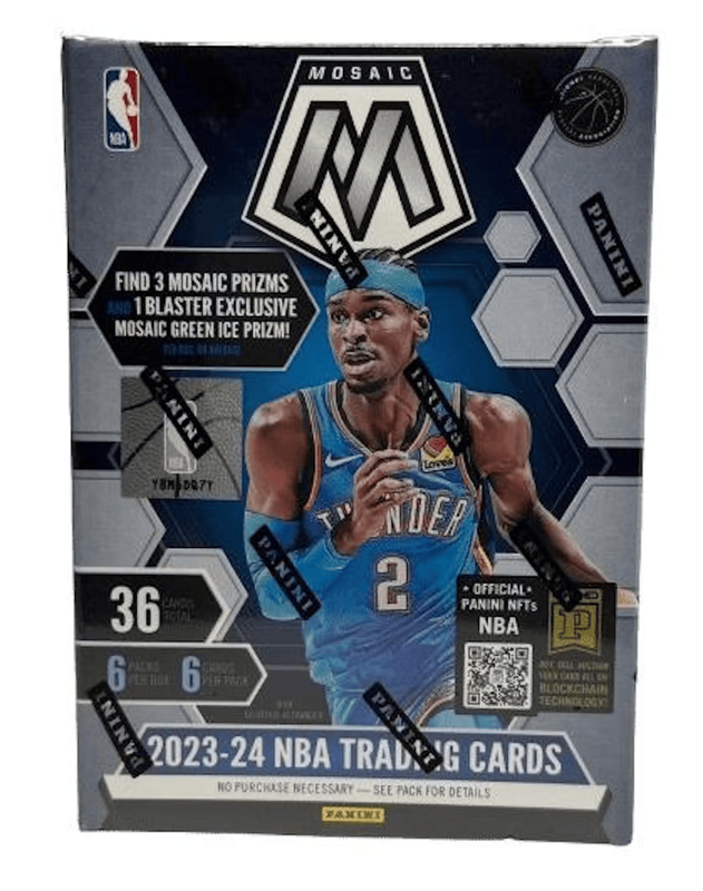 2023/24 Panini Mosaic Basketball 6-Pack Hobby Blaster Box