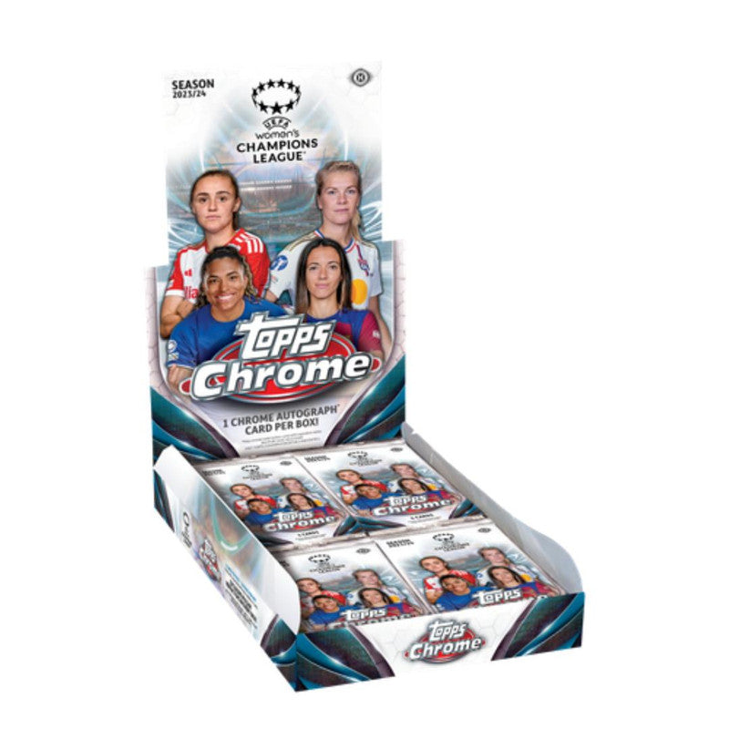 2023/24 Topps Chrome UEFA Women&amp;#x27;s Champions League Soccer Hobby Box (SALE)