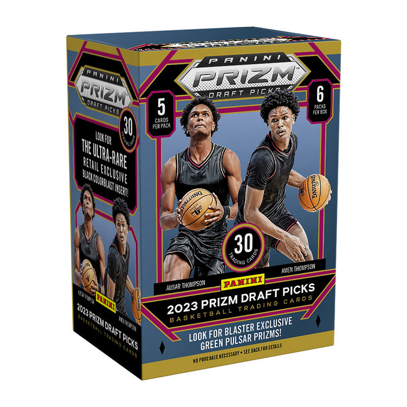 2023/24 Panini Prizm Draft Picks Basketball 6-Pack Hobby Blaster Box (Green Wave Prizms!)