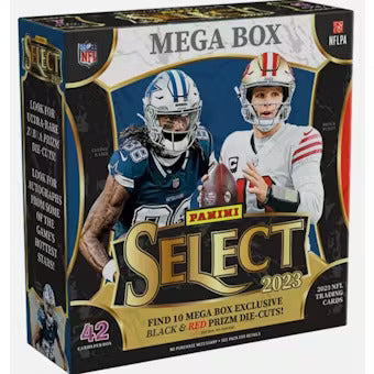 2023 Panini Select Football Mega Box (Black &amp;amp; Red Prizms!)