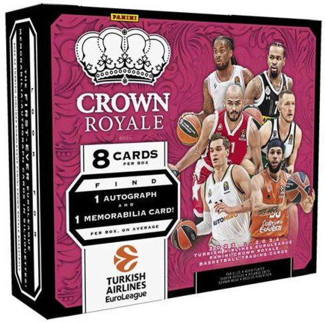 2023/24 Panini Crown Royale Turkish Airlines EuroLeague Basketball Hobby Box (SALE)