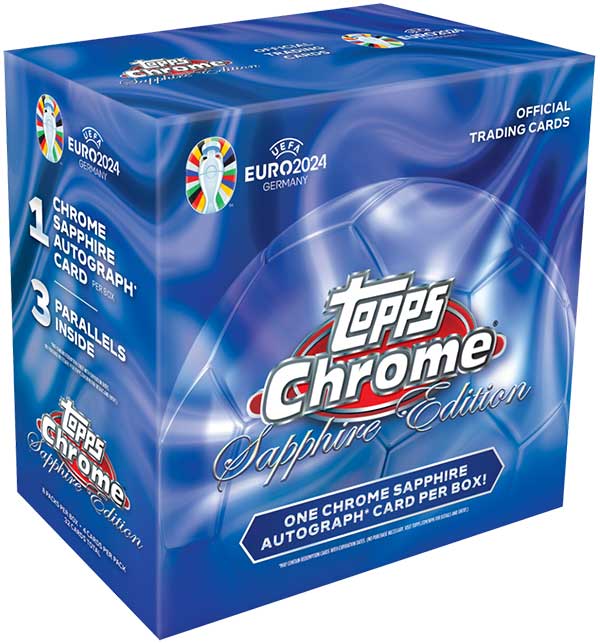 2024 Topps Chrome Sapphire UEFA EURO Soccer Hobby Box