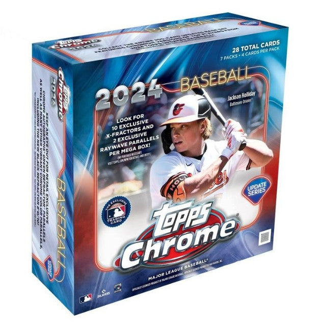 2024 Topps Chrome Update Series Baseball Mega Box