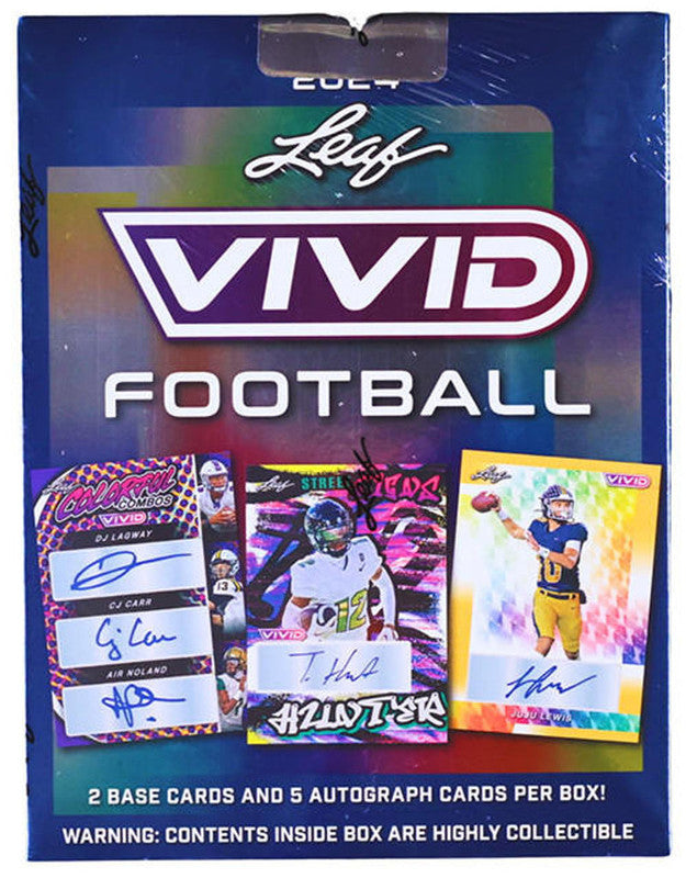 2024 Leaf Vivid Football Hobby Box