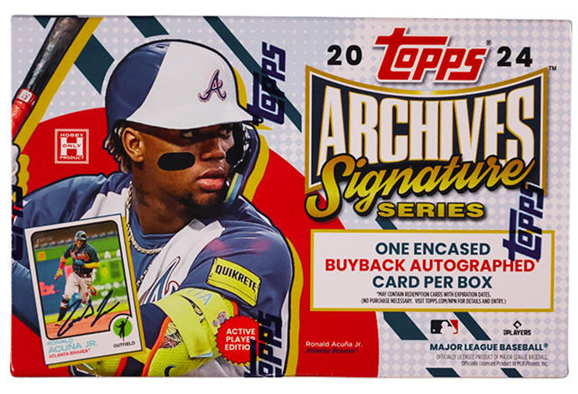 2024 Topps Archives Signature Series Active Players Edition Baseball Hobby Box