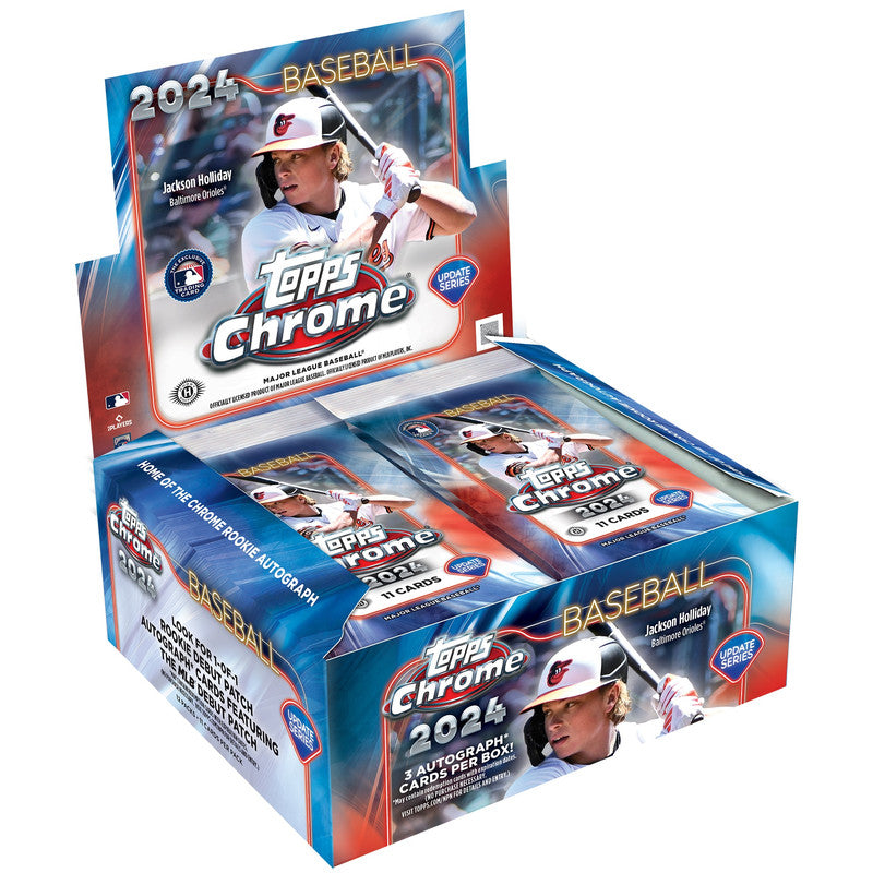 2024 Topps Chrome Baseball Update Series Hobby Jumbo Box