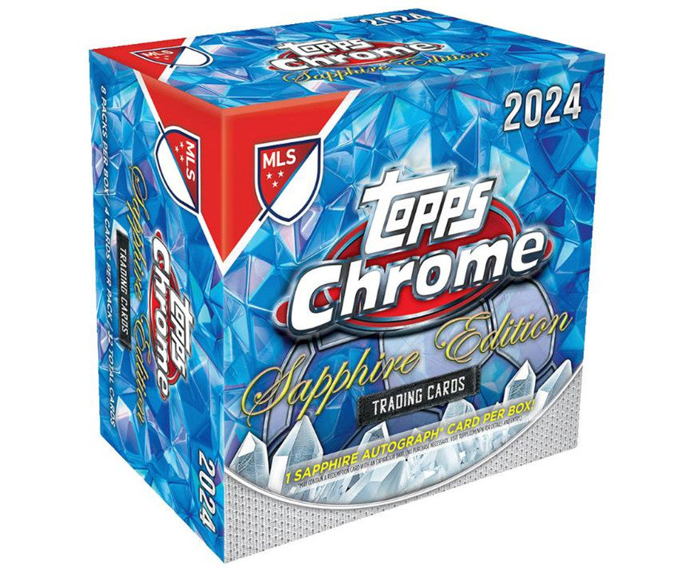 2024 Topps Chrome MLS Major League Soccer Sapphire Edition Box (SALE)