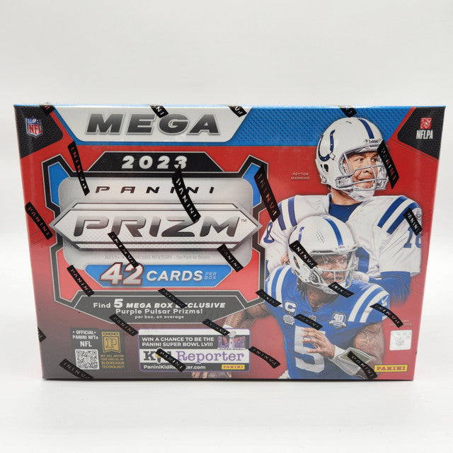 2023 Panini Prizm Football Hobby Mega Box (Purple Pulsar Prizms)