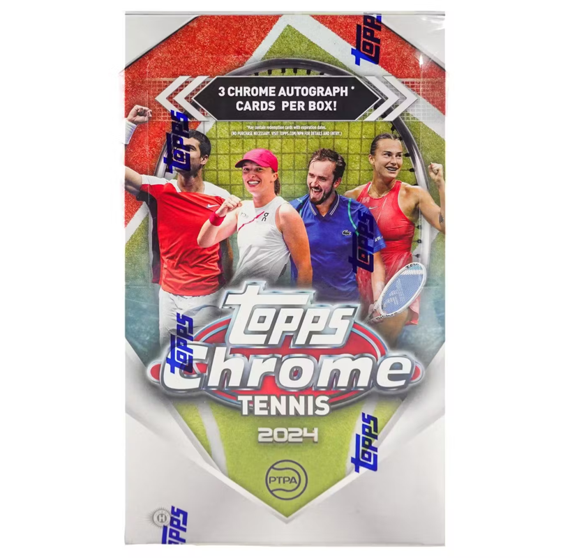 2024 Topps Chrome Tennis Hobby Box