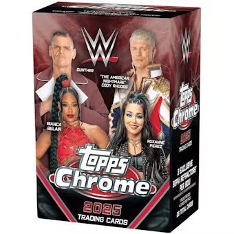 2025 Topps Chrome WWE Wrestling 7-Pack Blaster Box (PRE-ORDER)