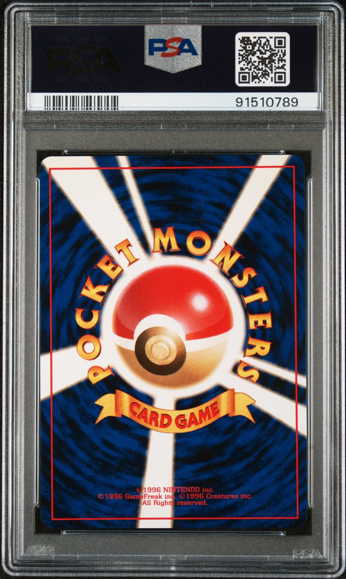 1999 Pokemon Japanese Gym 2 Blaine&#39;S Moltres Holo PSA 9