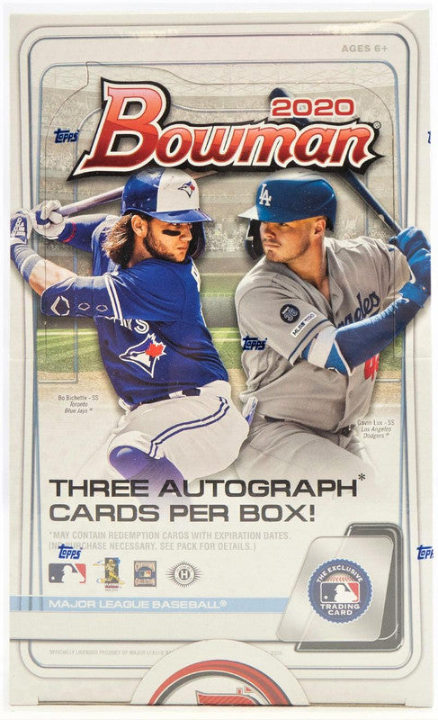 2020 Bowman Baseball Hobby Jumbo Box