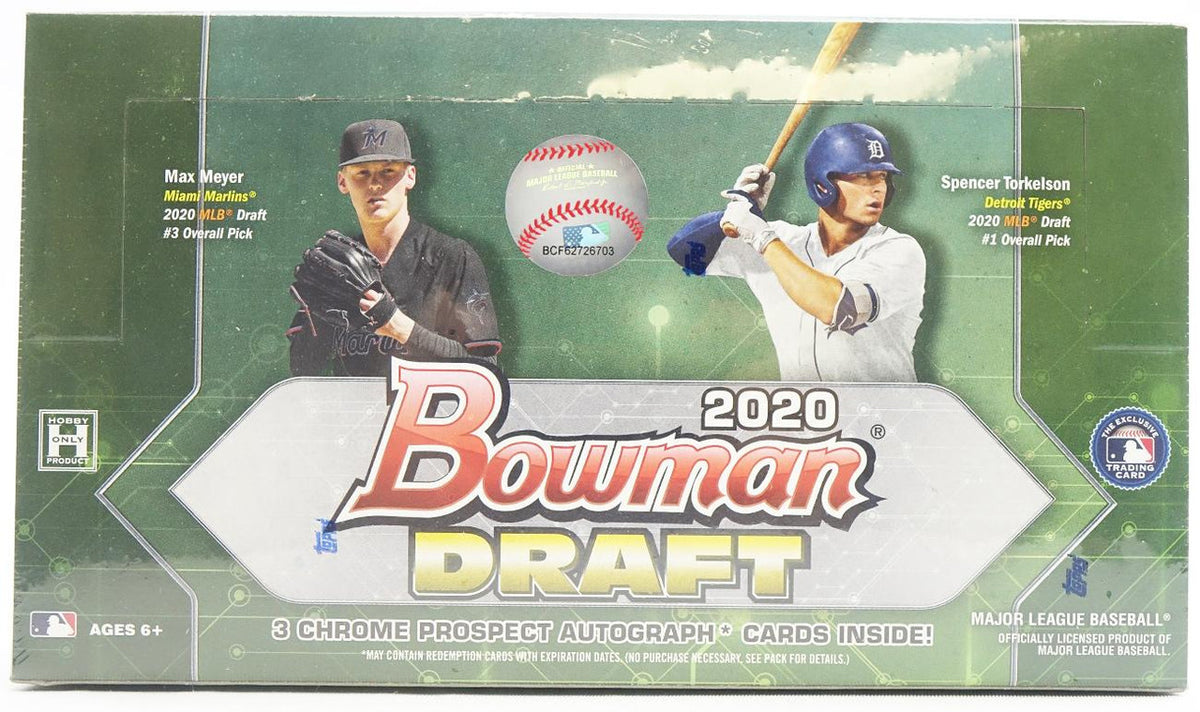 2020 Bowman Draft Baseball Hobby Jumbo Box