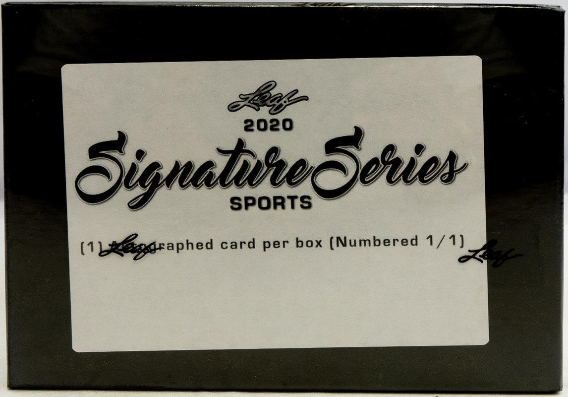 2020 Leaf Signature Series Sports Hobby Box