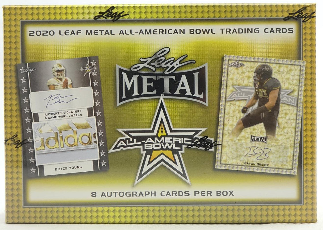 2020 Leaf Metal All-American Football Hobby Box