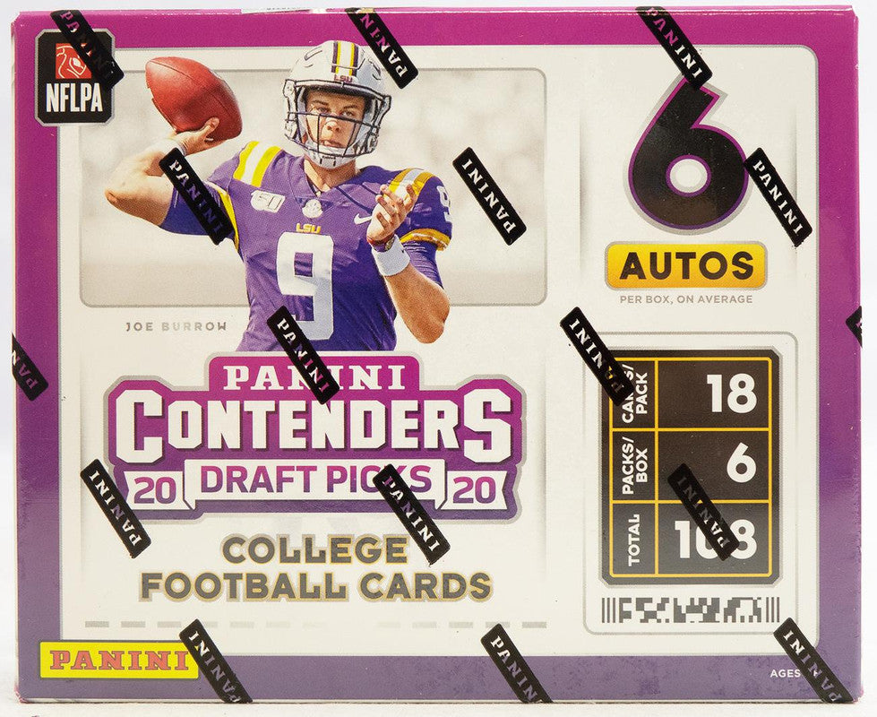 2020 Panini Contenders Draft Picks Football Hobby Box