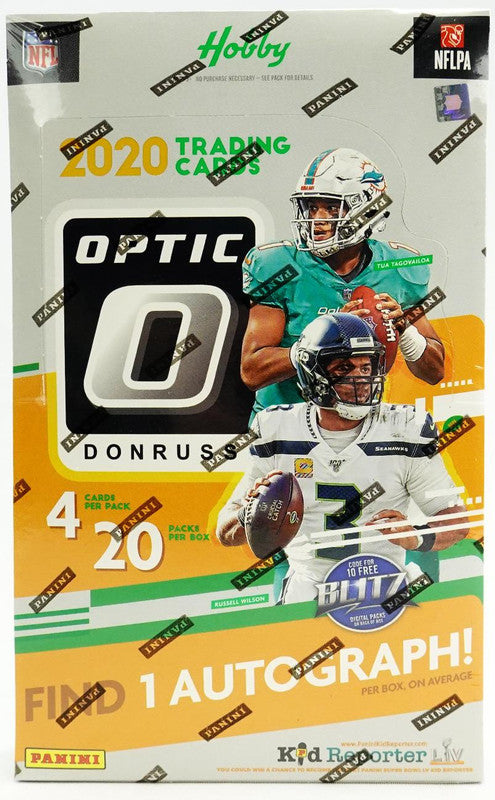 2020 Panini Donruss Optic Football Hobby Box