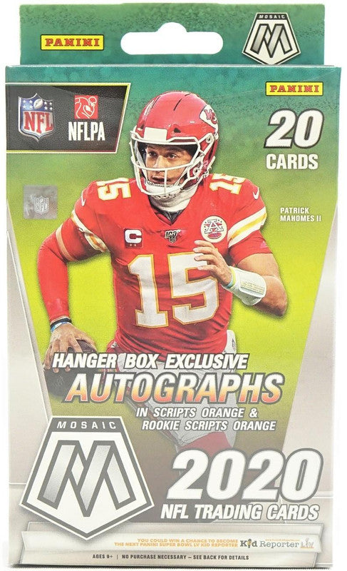 2020 Panini Mosaic Football Hanger Box (Reactive Orange Parallels)