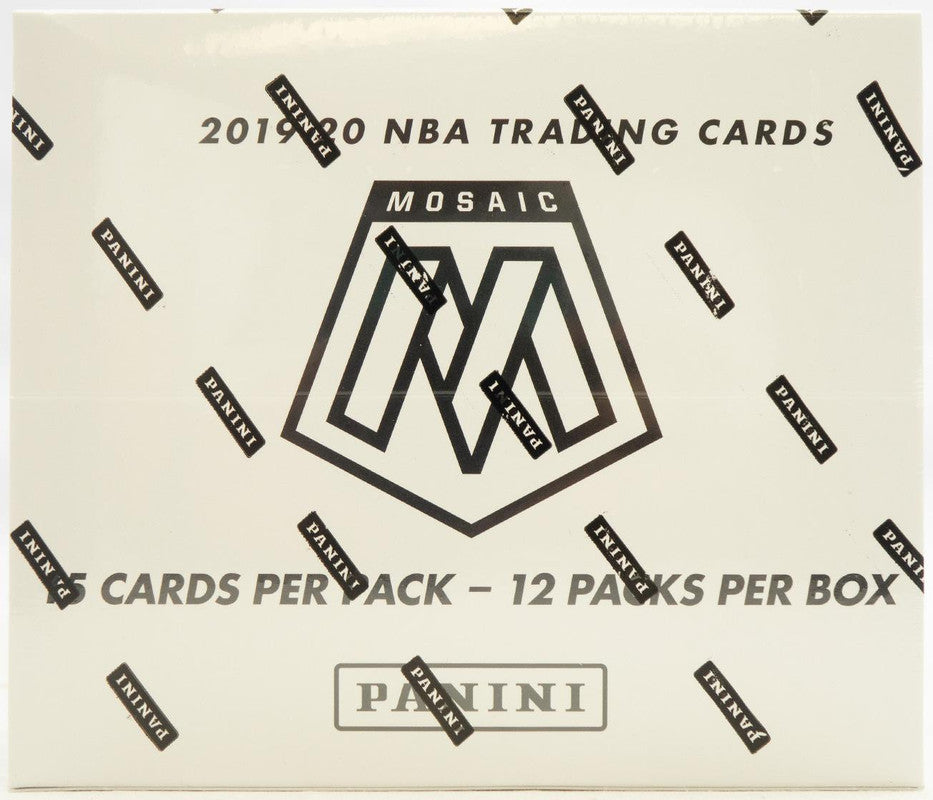 2019/20 Panini Mosaic Basketball Cello Multi 12-Pack Box (Pink Camo Prizms)