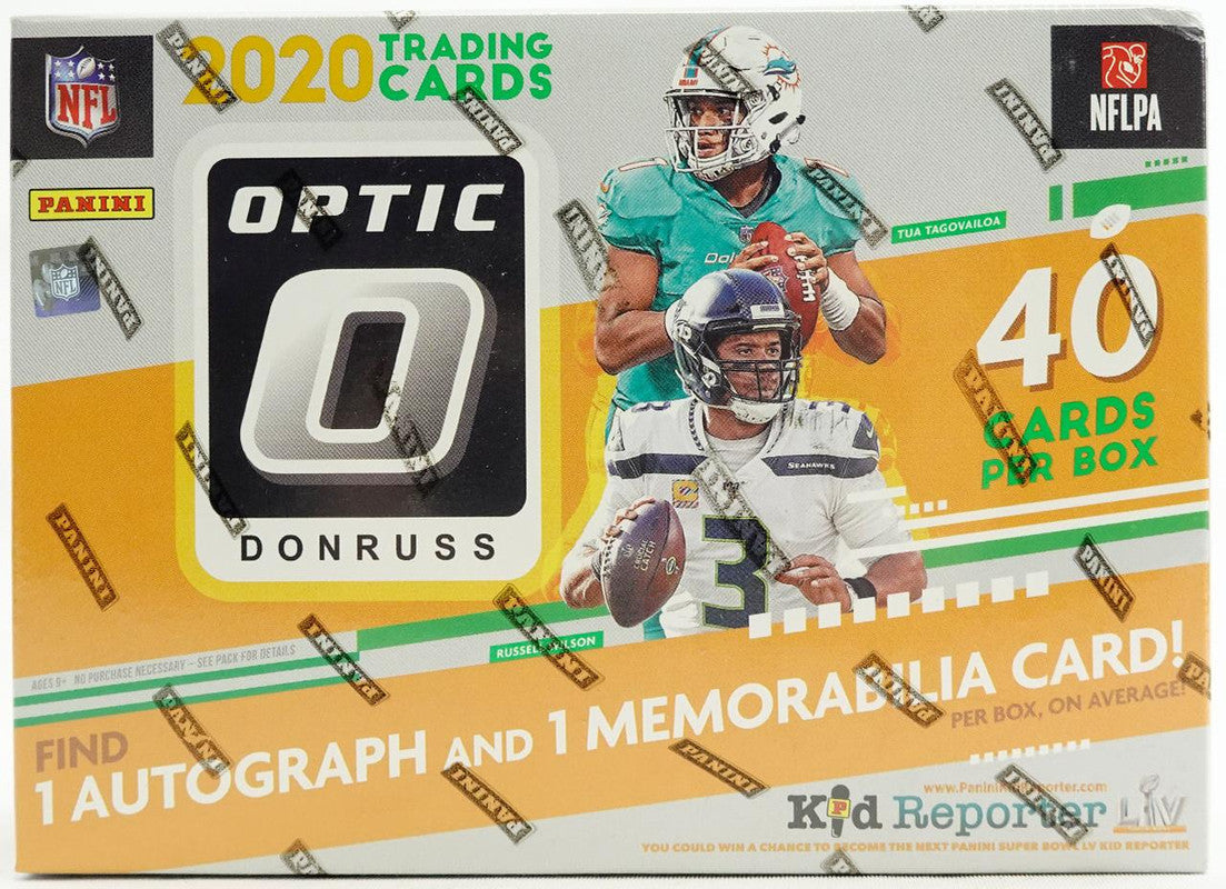 2020 Panini Donruss Optic Football Mega Box (Bronze Parallels)