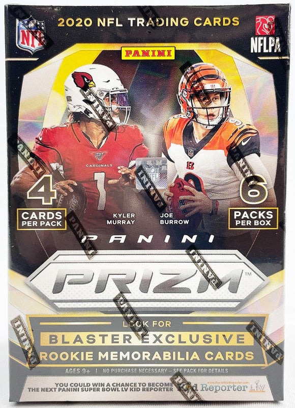 2020 Panini Prizm Football Blaster Box (Disco Prizms)