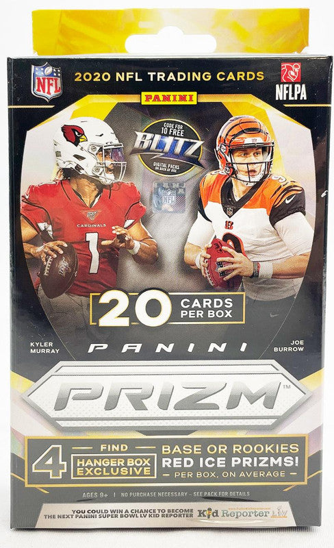 2020 Panini Prizm Football Hanger Box (Red Ice Prizms)