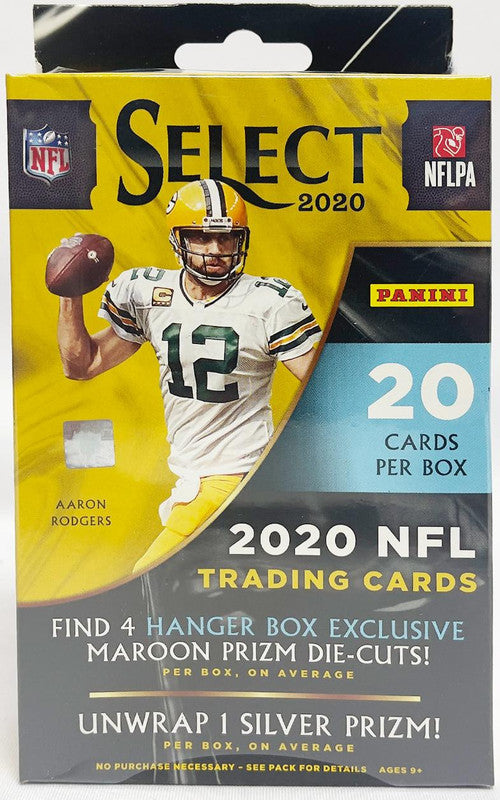 2020 Panini Select Football Hanger Box (Maroon Prizms)