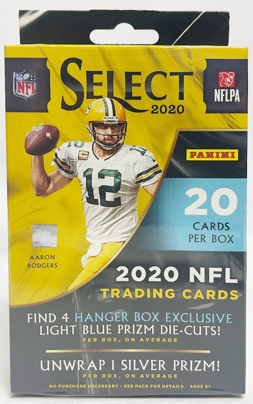 2020 Panini Select Football Hanger Box (Light Blue Prizms)