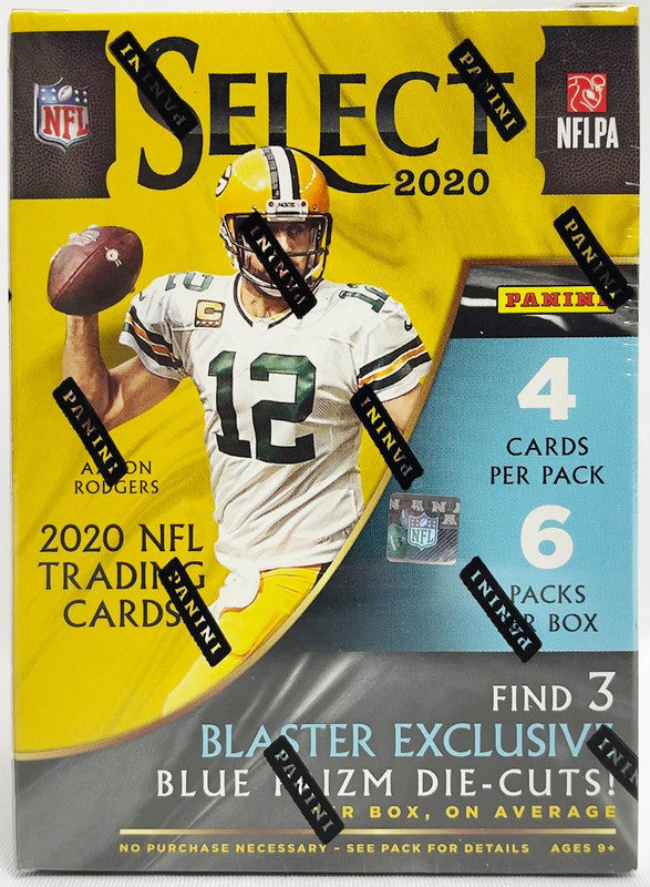 2020 Panini Select Football Blaster Box (Blue Prizms)