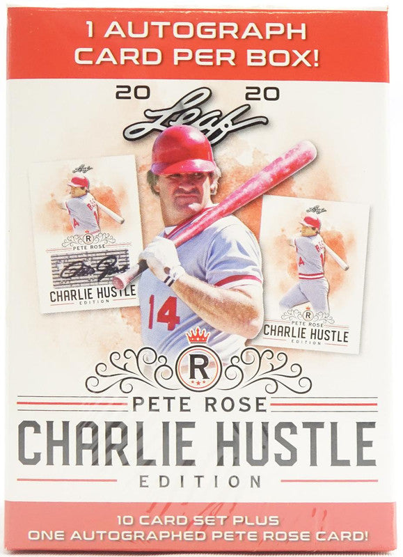 2020 Leaf Pete Rose Charlie Hustle Edition Baseball Blaster Box