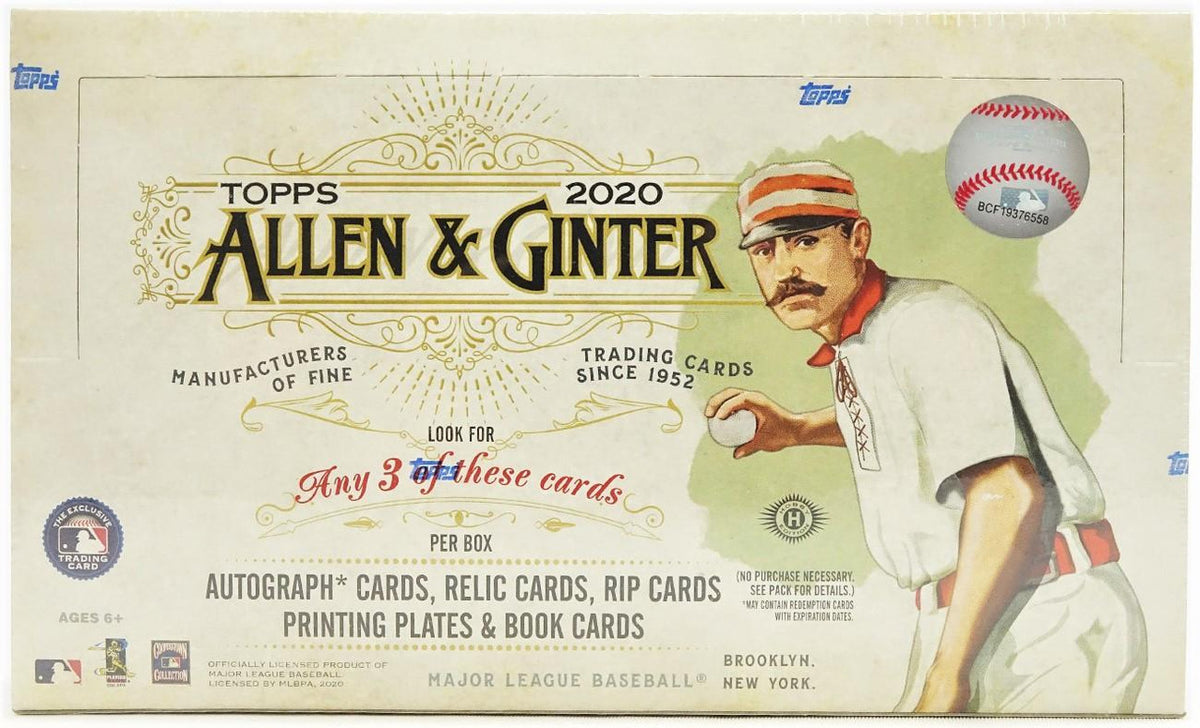 2020 Topps Allen &amp;amp; Ginter Baseball Hobby Box