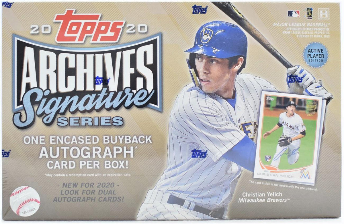 2020 Topps Archives Signature Series Baseball Hobby Box