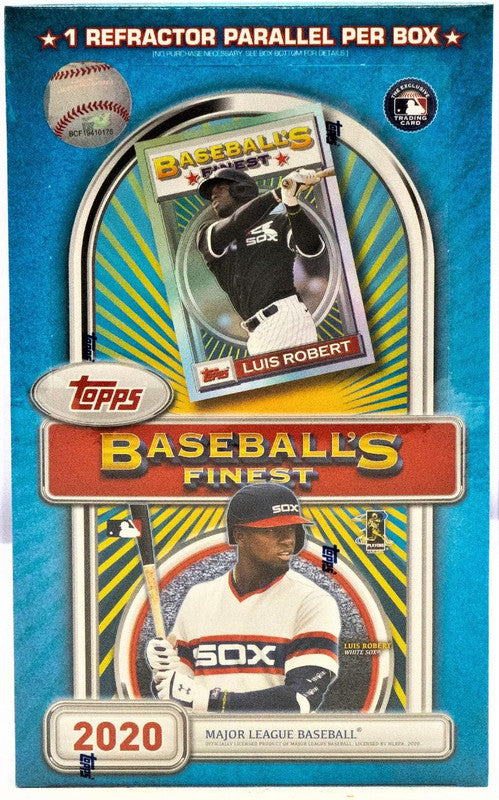 2020 Topps Finest Flashbacks Baseball Hobby Box