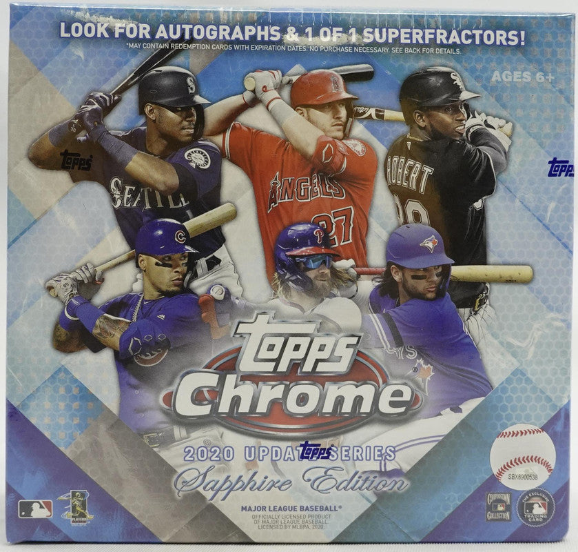 2020 Topps Chrome Update Sapphire Baseball Box