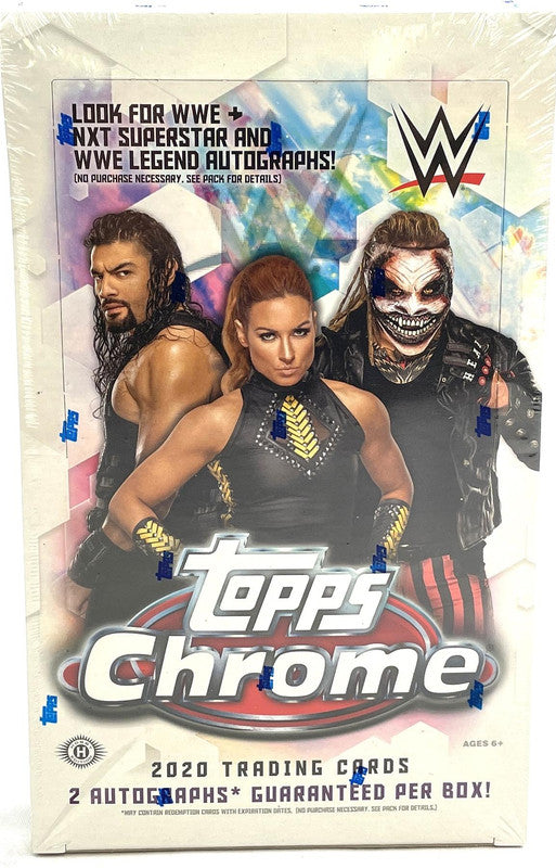 2020 Topps WWE Chrome Wrestling Hobby Box