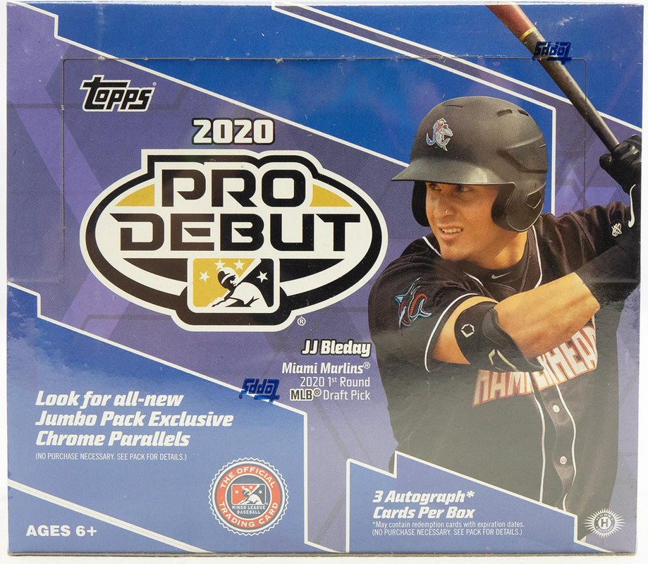 2020 Topps Pro Debut Baseball Hobby Jumbo Box