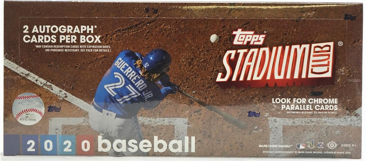 2020 Topps Stadium Club Baseball Hobby Box