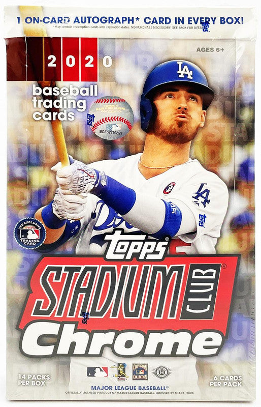 2020 Topps Stadium Club Chrome Baseball Hobby Box