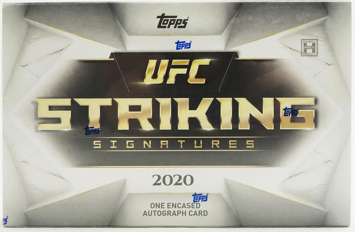 2020 Topps UFC Striking Signatures Hobby Box