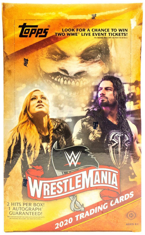 2020 Topps WWE Road to Wrestlemania Wrestling Hobby Box