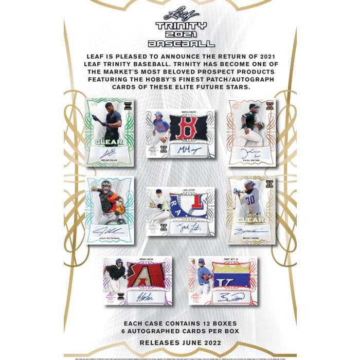 2021 Leaf Trinity Baseball Hobby Box