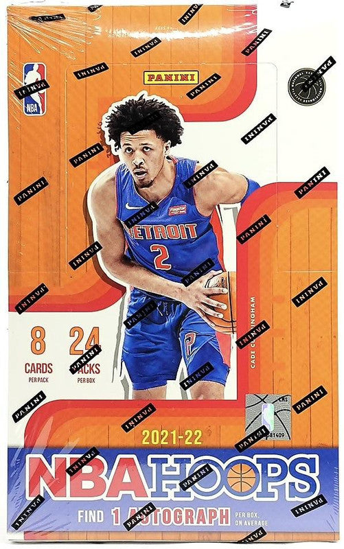 2021/22 Panini NBA Hoops Basketball Hobby Box