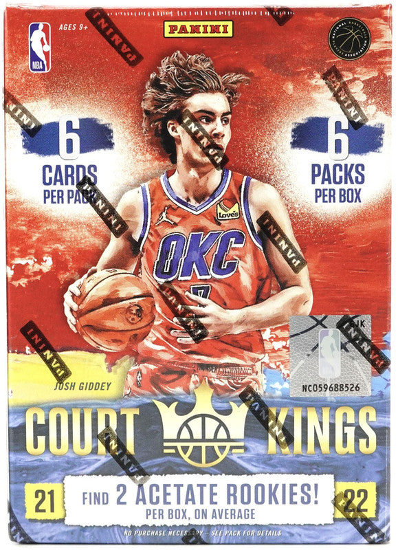 2021/22 Panini Court Kings Basketball International Blaster Box