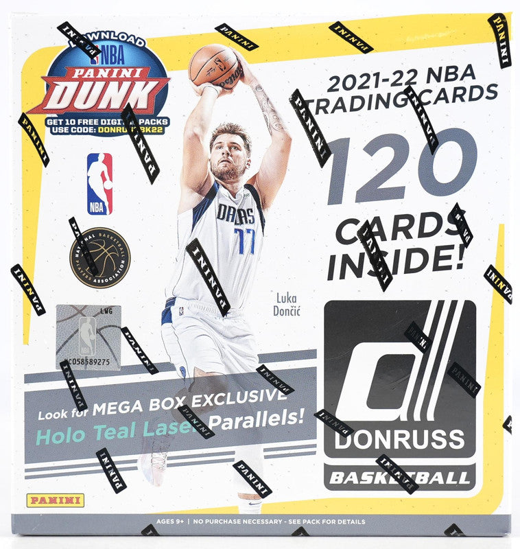 2021/22 Panini Donruss Basketball Mega Box (Holo Teal Laser Parallels!)