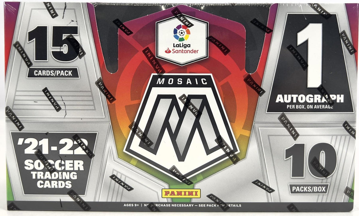 2021/22 Panini Mosaic LaLiga Soccer Hobby Box