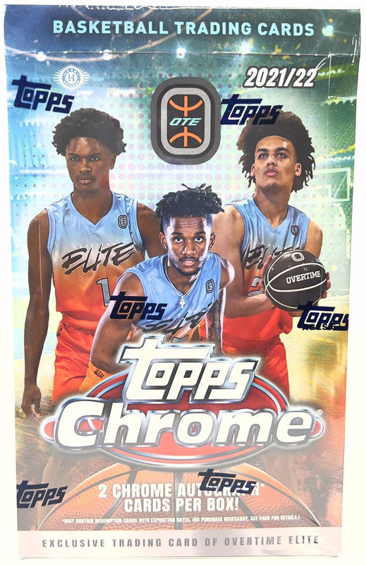 2021-22 Topps Chrome Overtime Elite Basketball Hobby Box