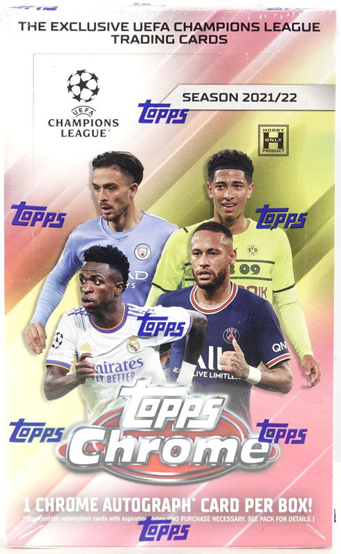 2021/22 Topps UEFA Champions League Chrome Soccer Hobby Box