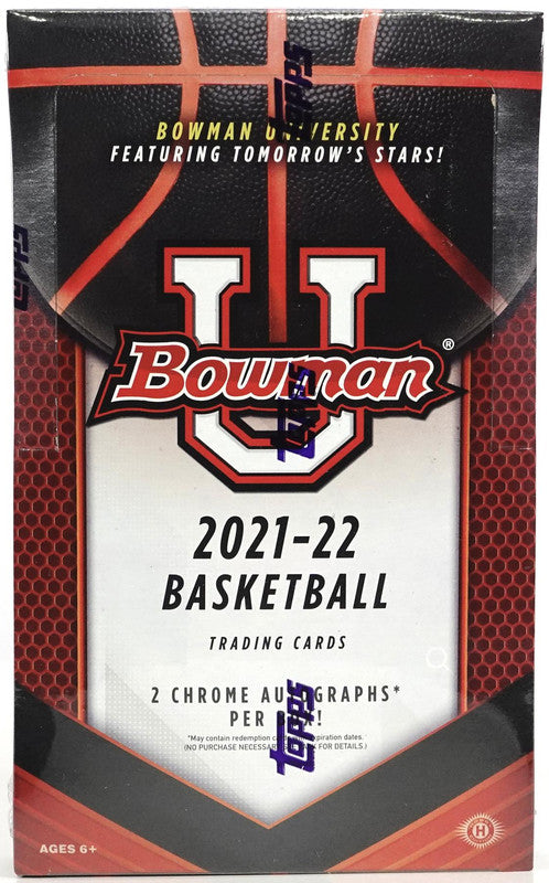 2021/22 Bowman University Basketball Hobby Box