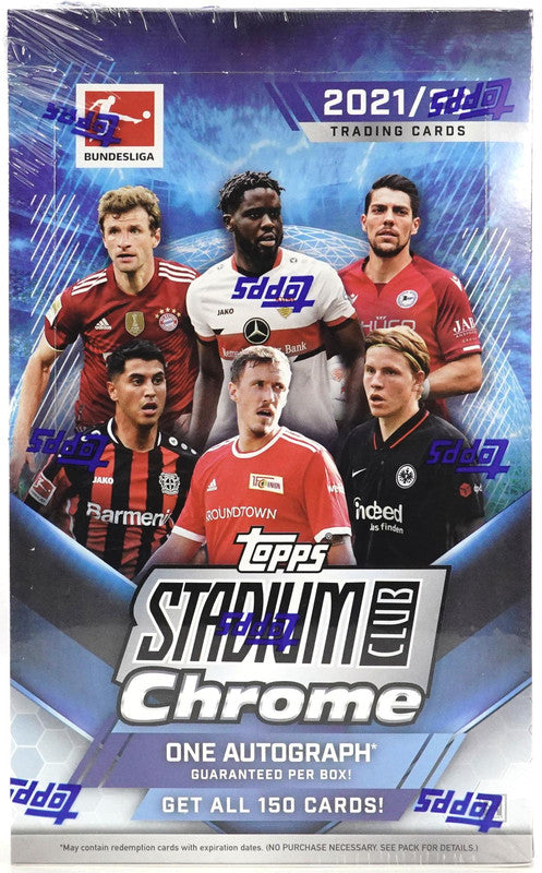 2021/22 Topps Stadium Club Chrome Bundesliga Soccer Hobby Box